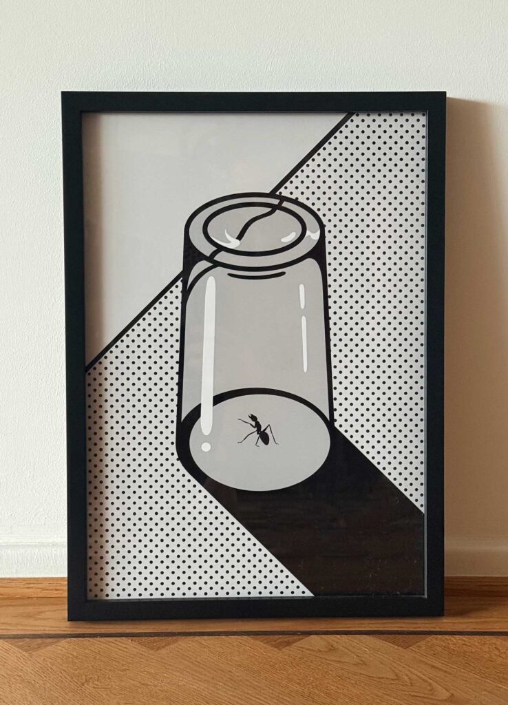 "Invisible Hand" A3 Giclee Print